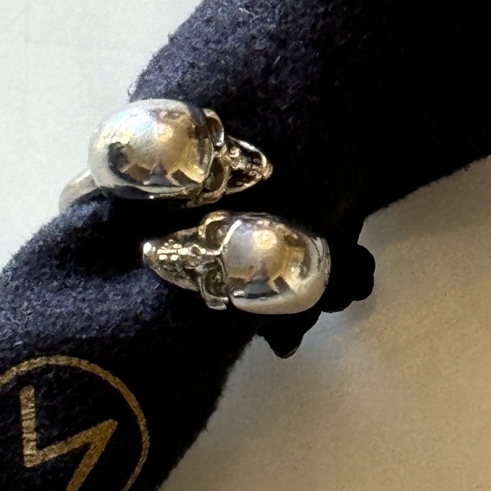 Alexander McQueen Silver Skull Ring